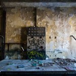 Glenwood power plant graffiti
