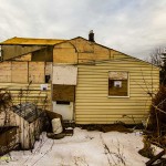 The Laurel Hill Houses, demolished to make way for the new Kosciuszko Bridge