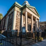 The demolished Astoria Presbyterian Church