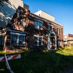 The demolished Astoria Presbyterian Church