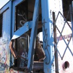 Abandoned 1925 vintage Staten Island Rapid Transit car 353 – 2003.