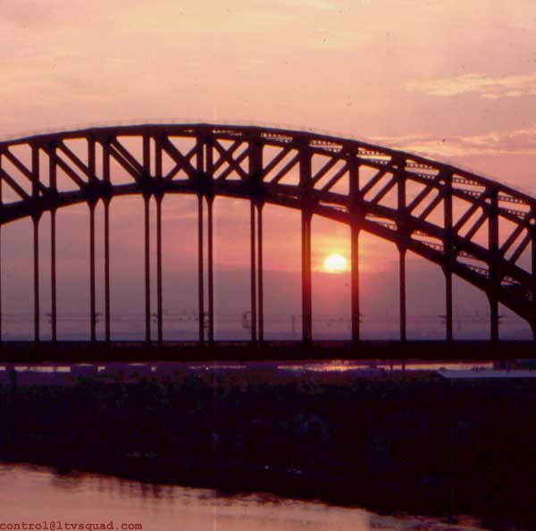 Hell Gate Bridge at Dawn, sometime around 1990