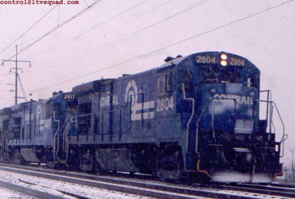 Back In The Day - returning home from the main span is a long walk in the snow... when this train came by we hopped a ride a few cars from the rear. Back then you could get away with that sort of thing... today you'd probably get shot.